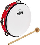 NINO Percussion (Meinl) ABS Tamburine 8", Red - Piros csörgődob NINO51R kép, fotó