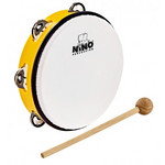 NINO Percussion (Meinl) ABS Tamburine 8", Yellow - Sárga csörgődob NINO51Y kép, fotó