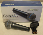 Shure Beta 58A énekmikrofon kép, fotó